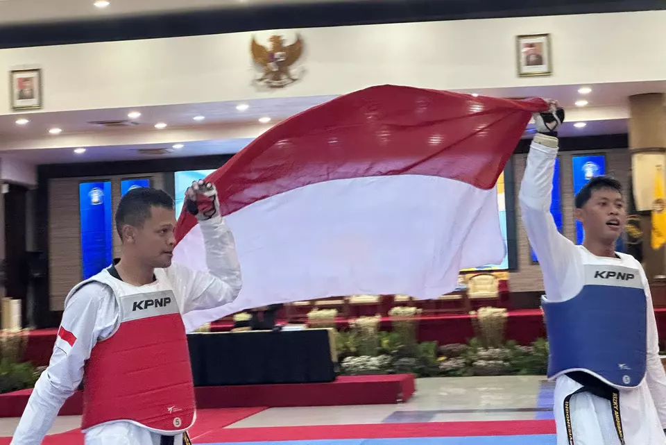 Penampilan atlet Indonesia di ASEAN University Games (AUG) 2024.