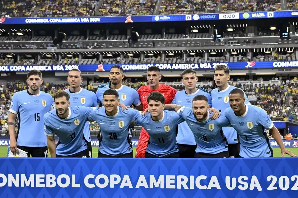 Timnas Uruguay di Copa America 2024.